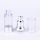 Plastic PP Customizd Logo Cream Airless Cosmetic Bottle Outlet Clear Round 80ml 100ml