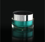 Oval Shape Acrylic Cosmetic Packaging Jars Empty Face Cream Jar 15g 30g 50g