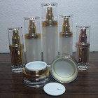 Round Plastic Acrylic Luxury Cosmetic Cream Lotion Pump Bottle 50ml