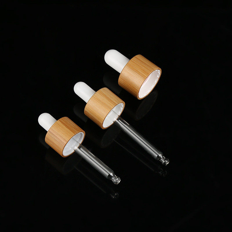 Wooden 18mm DIN18  Essential Oil Cosmetic Bamboo Dropper