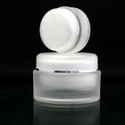 Double Wall Acrylic Round Hair Care Skincare Cream Jar Packaging With Dome Cap 15g 30g 50g