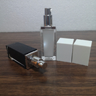 PMMA Acrylic Square Cube Skincare 15ml Cosmetic Bottles / 30g Jars