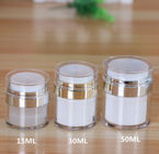 hand lip crystal pump empty square white frosted purple rose gold black Acrylic Airless Cosmetic Cream Jars